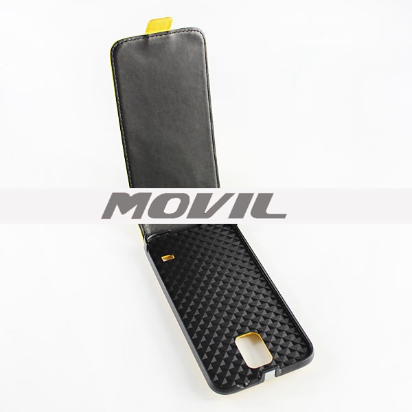 NP-1997 PU leathe funda para Samsung Galaxy S5 G900F-2